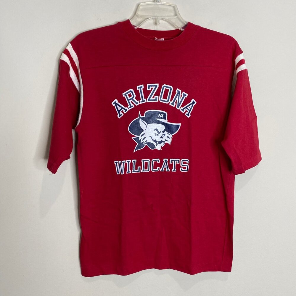 RARE  Vintage  ARTEX 1975 University of Arizona Wildcat T-shirt  Sz M